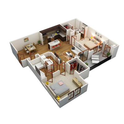 3 BHK Plan